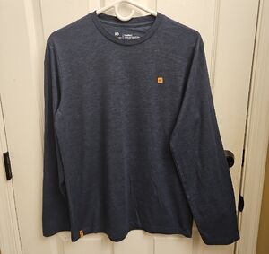 tentree Blue Long Sleeve Tee | Eco-Friendly TENCEL Cotton